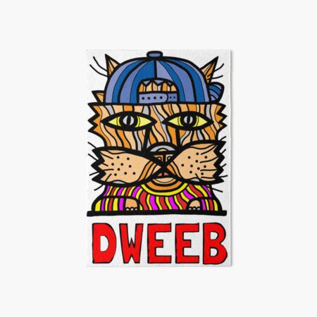 "Dweeb Kat" Art Board Print