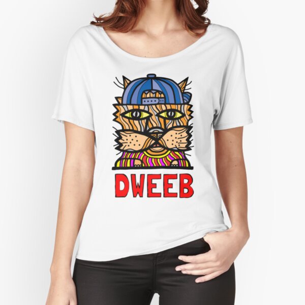 "Dweeb Kat" Relaxed Fit T-Shirt