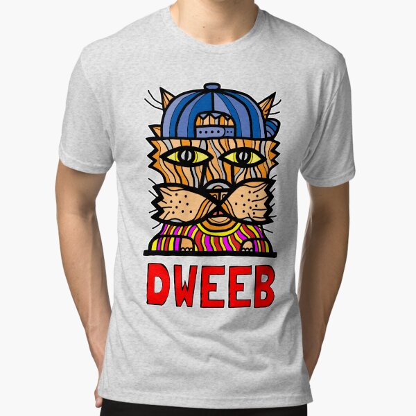 "Dweeb Kat" Tri-blend T-Shirt