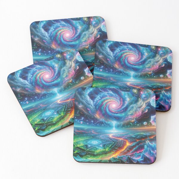 Item preview, Molten Vortex Over Kaleidoscopic Forests designed and sold by koreatvtea.