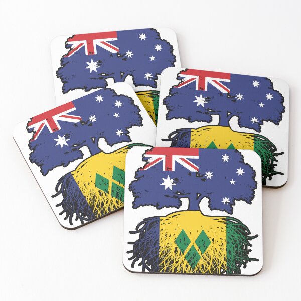 Item preview, Saint Vincent Vincentian Australian Australia Tree Roots Flag designed and sold by FlagX.