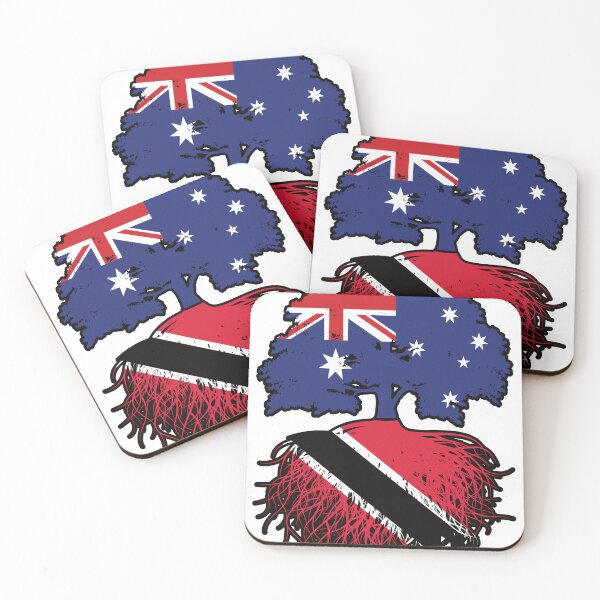 Item preview, Trinidad and Tobago Trinidadian Australian Australia Tree Roots Flag designed and sold by FlagX.