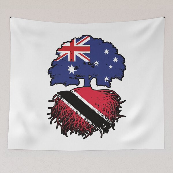 Item preview, Trinidad and Tobago Trinidadian Australian Australia Tree Roots Flag designed and sold by FlagX.