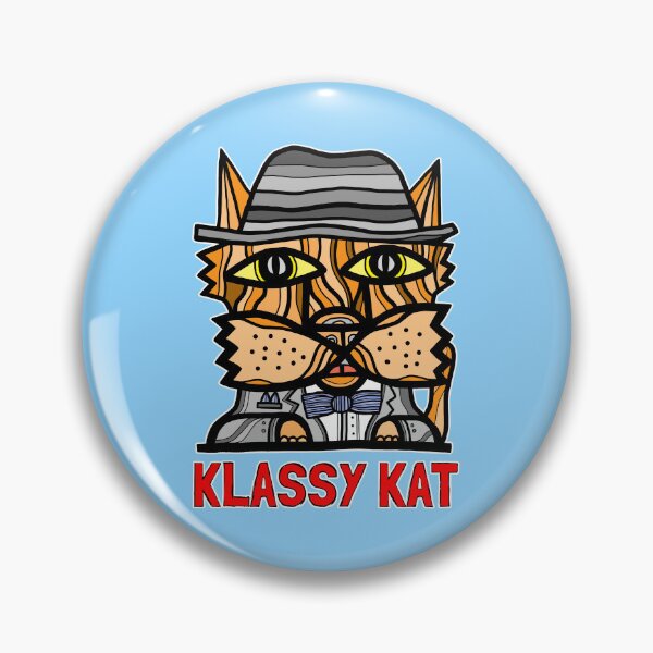 "Klassy Kat" Pin