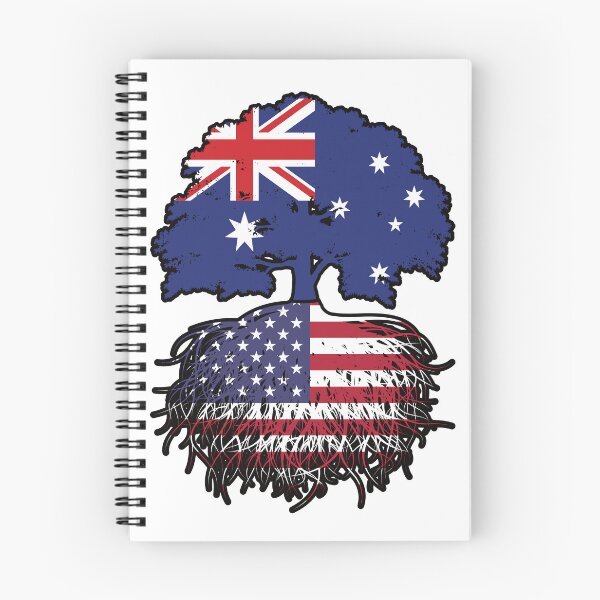 Item preview, USA American Australian Australia Tree Roots Flag designed and sold by FlagX.