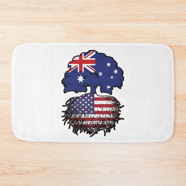 Item preview, USA American Australian Australia Tree Roots Flag designed and sold by FlagX.