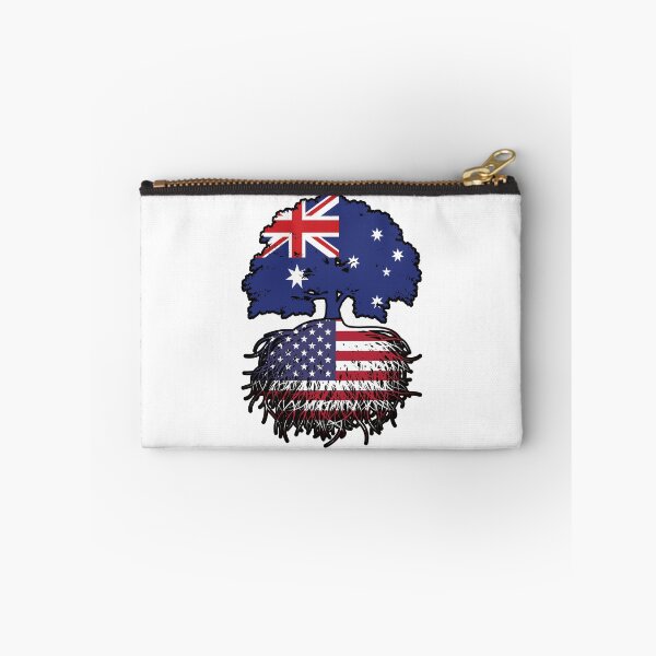 Item preview, USA American Australian Australia Tree Roots Flag designed and sold by FlagX.