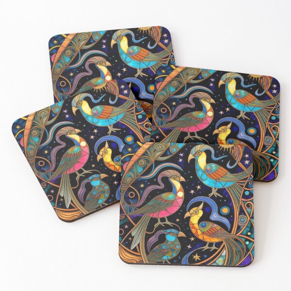 Item preview, Abstract Exotic Bird Art  designed and sold by TheDarkWardrobe.