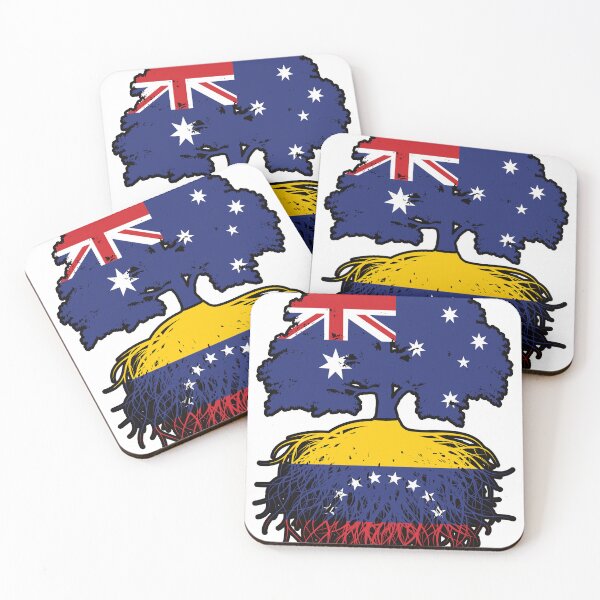Item preview, Venezuela Venezuelan Australian Australia Tree Roots Flag designed and sold by FlagX.