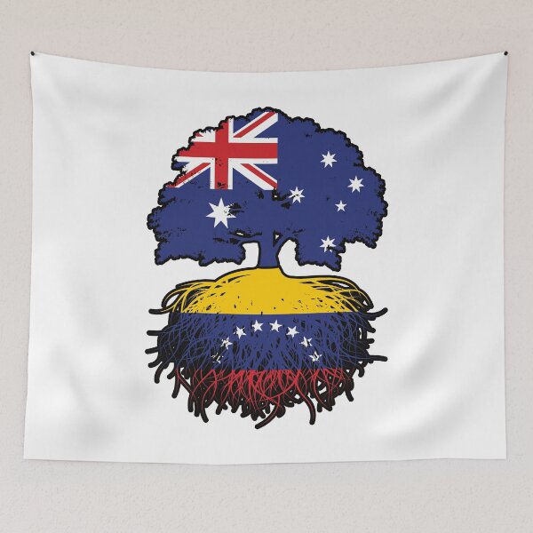 Item preview, Venezuela Venezuelan Australian Australia Tree Roots Flag designed and sold by FlagX.