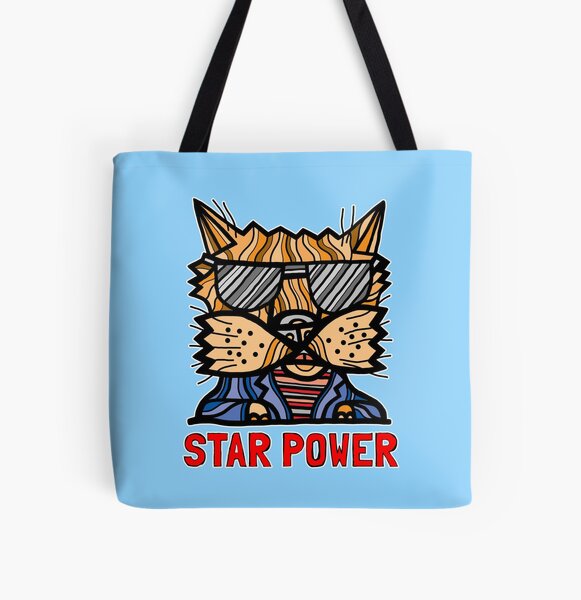 "Star Power" All Over Print Tote Bag