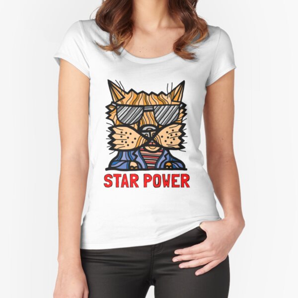 "Star Power" Fitted Scoop T-Shirt