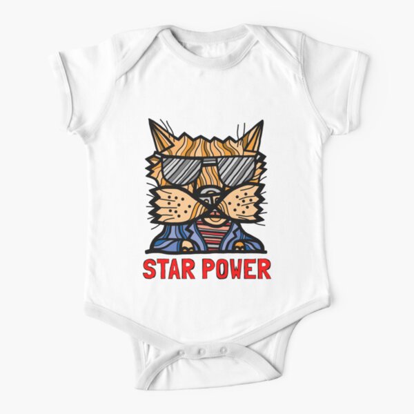 "Star Power" Short Sleeve Baby One-Piece