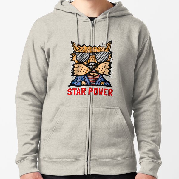 "Star Power" Zipped Hoodie