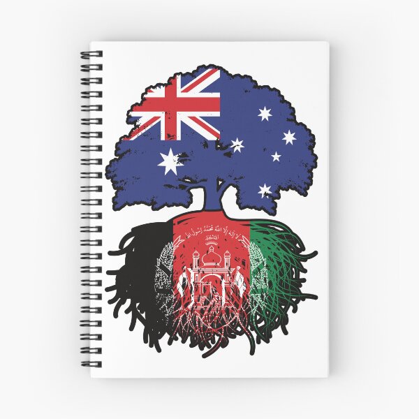 Item preview, Afghanistan Afghan Australian Australia Tree Roots Flag designed and sold by FlagX.