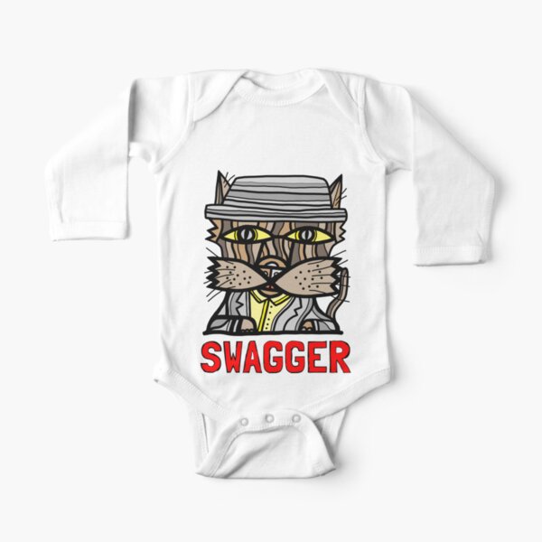 "Swagger" Long Sleeve Baby One-Piece