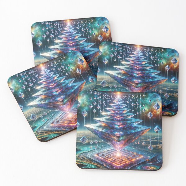 Item preview, Crystalline Pyramid and Cosmic Dreamscape designed and sold by koreatvtea.