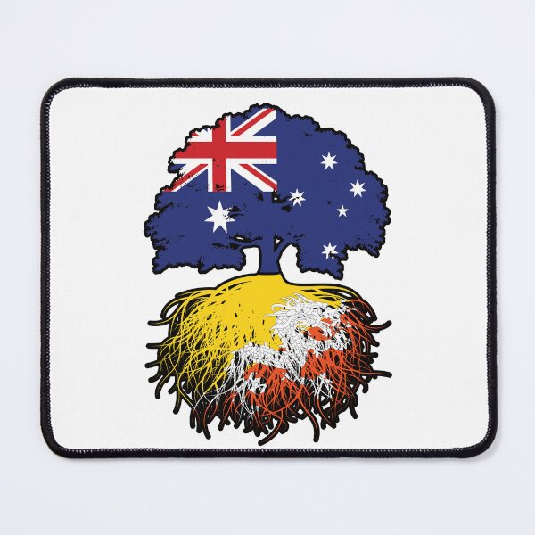 Item preview, Bhutan Bhutanese Australian Australia Tree Roots Flag designed and sold by FlagX.