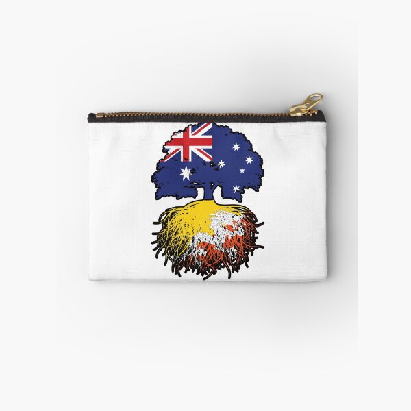 Item preview, Bhutan Bhutanese Australian Australia Tree Roots Flag designed and sold by FlagX.