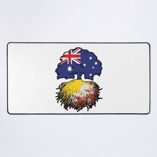 Item preview, Bhutan Bhutanese Australian Australia Tree Roots Flag designed and sold by FlagX.