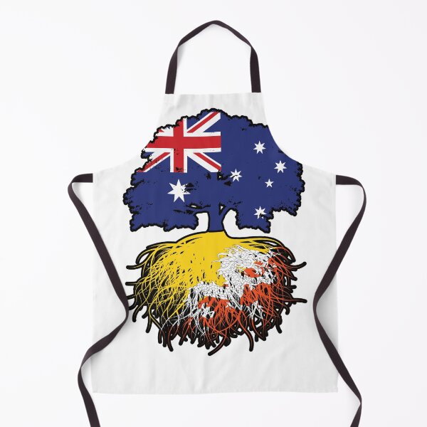 Item preview, Bhutan Bhutanese Australian Australia Tree Roots Flag designed and sold by FlagX.