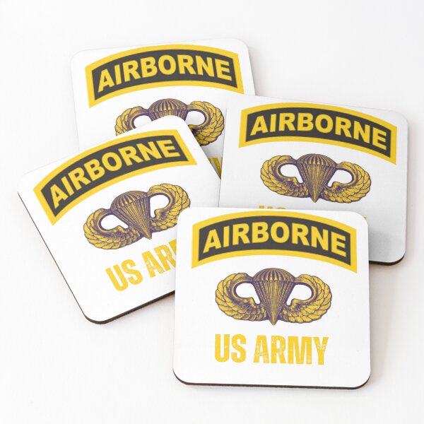 Aperçu de l'œuvre Onglet Aéroporté US Army Airborne créée et vendue par AirborneAces.