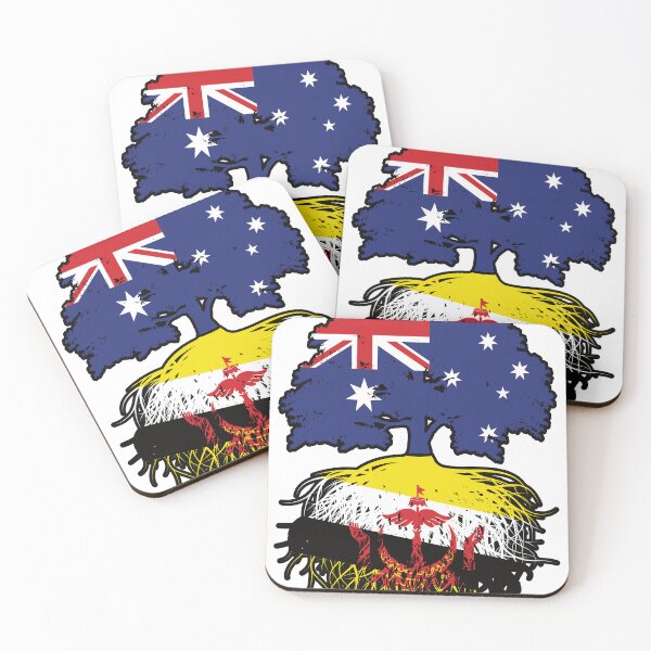 Item preview, Brunei Bruneian Australian Australia Tree Roots Flag designed and sold by FlagX.