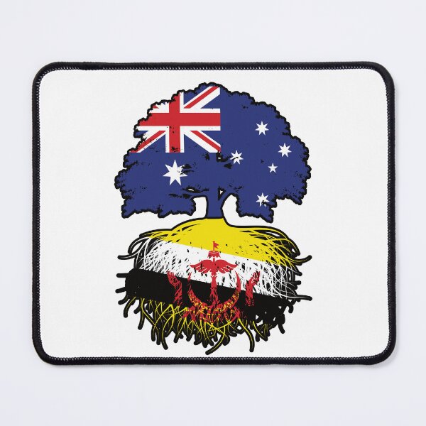 Item preview, Brunei Bruneian Australian Australia Tree Roots Flag designed and sold by FlagX.