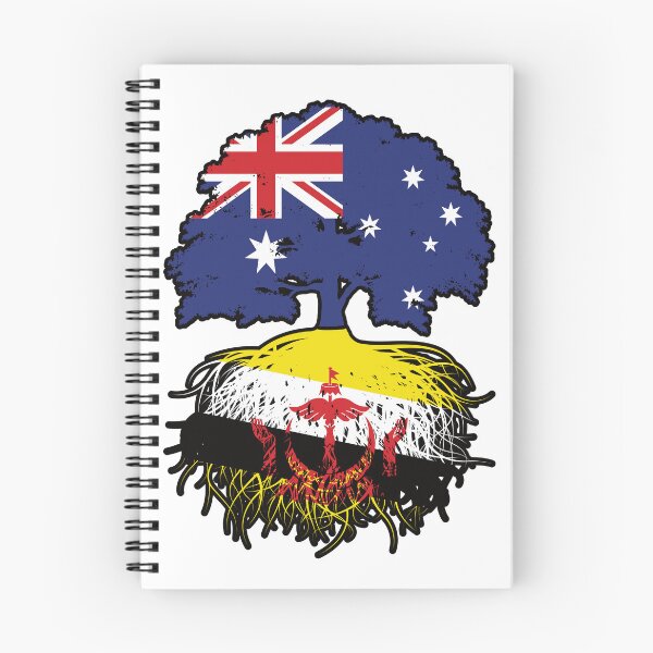 Item preview, Brunei Bruneian Australian Australia Tree Roots Flag designed and sold by FlagX.