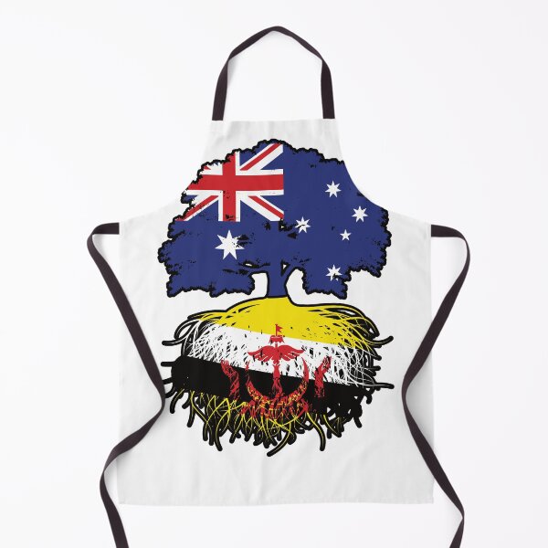 Item preview, Brunei Bruneian Australian Australia Tree Roots Flag designed and sold by FlagX.