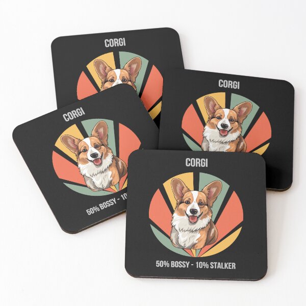 Item preview, 50% Bossy, 50% Stalker - Corgi designed and sold by Numbers-Art.