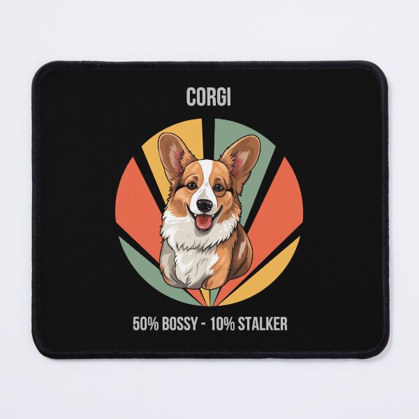 Item preview, 50% Bossy, 50% Stalker - Corgi designed and sold by Numbers-Art.