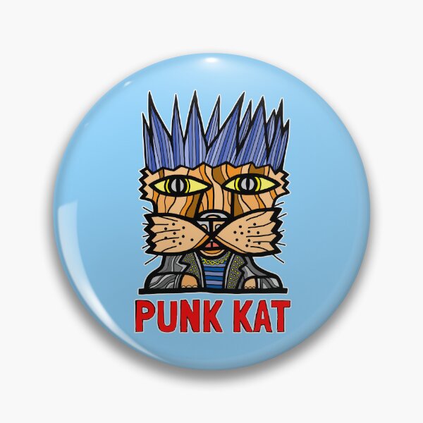 "Punk Kat" Pin