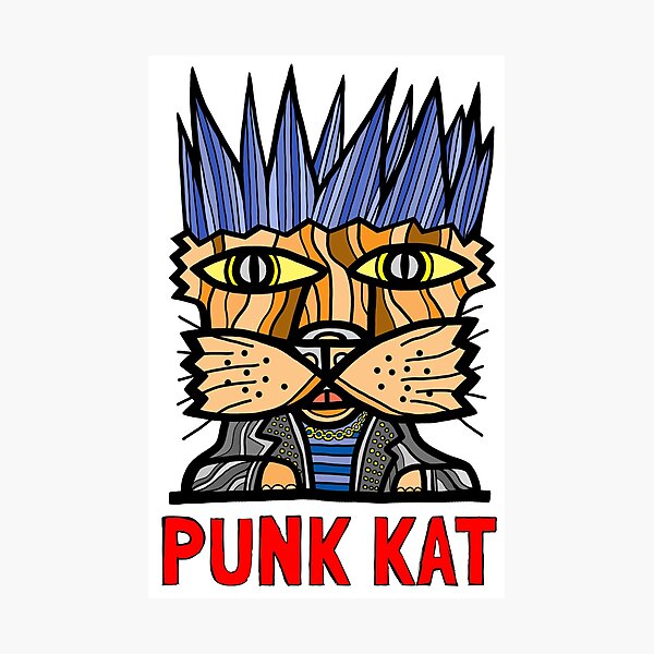 "Punk Kat" Photographic Print