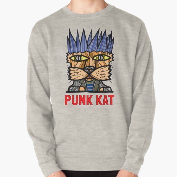 "Punk Kat" Pullover Sweatshirt