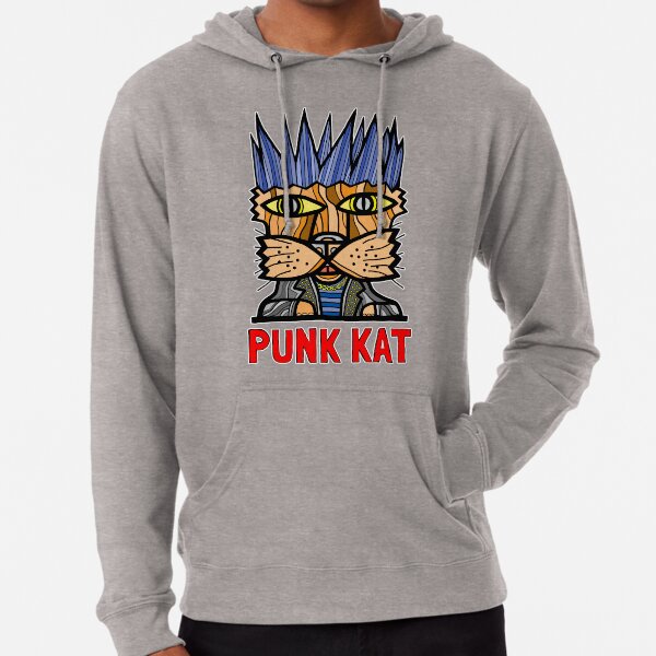 "Punk Kat" Lightweight Hoodie