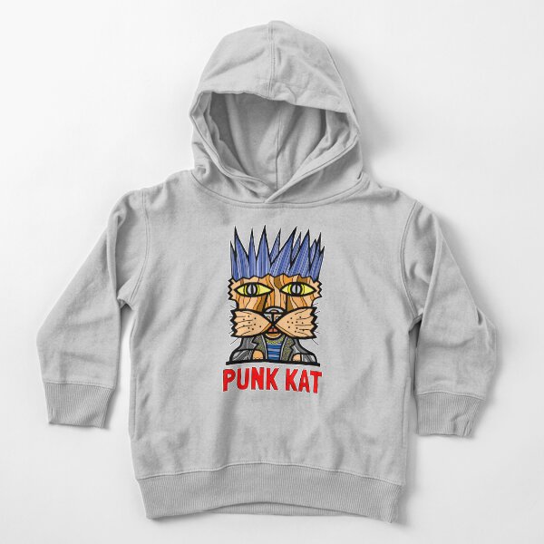 "Punk Kat" Toddler Pullover Hoodie