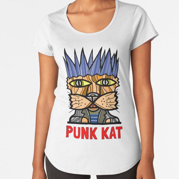 "Punk Kat" Premium Scoop T-Shirt