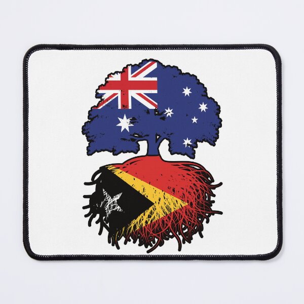 Item preview, East Timor Timorese Australian Australia Tree Roots Flag designed and sold by FlagX.