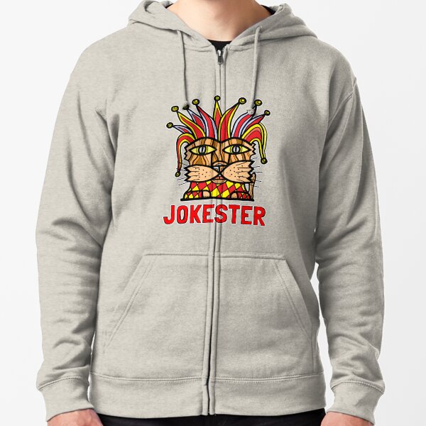 "Jokester" Zipped Hoodie