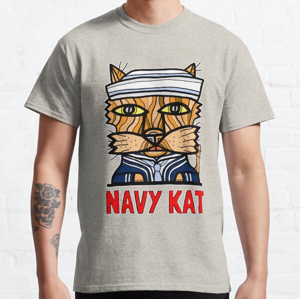 "Navy Kat" Classic T-Shirt