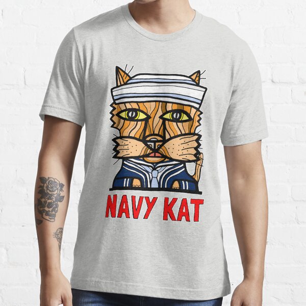 "Navy Kat" Essential T-Shirt