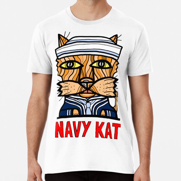 "Navy Kat" Premium T-Shirt