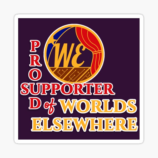Proud Supporter - Purple Sticker