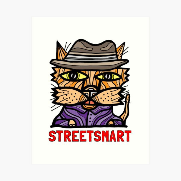 "StreetSmart" Art Print