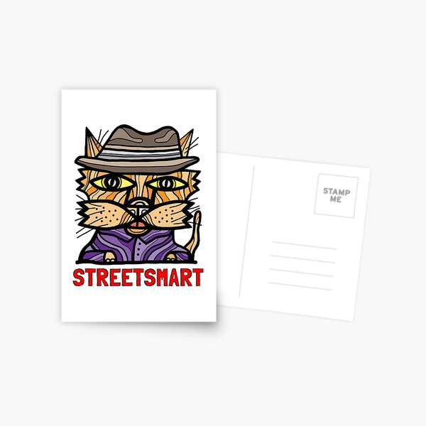 "StreetSmart" Postcard