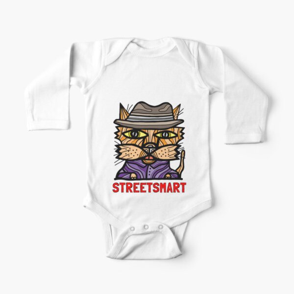 "StreetSmart" Long Sleeve Baby One-Piece