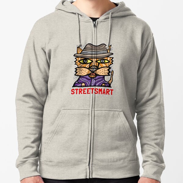 "StreetSmart" Zipped Hoodie