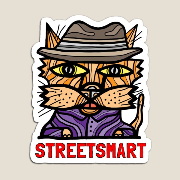 "StreetSmart" Magnet