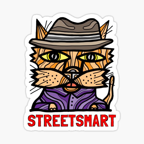 "StreetSmart" Sticker